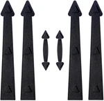 Magnetic Garage Door Decorative Faux Hinges Handles Accents Hardware Kit Black(c. Fixed Price $17.99.