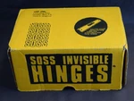 Soss 220 Invisible Hinges, Brand New Box, Pair. Fixed Price $50.00.