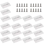 Foccts 18 Pack Folding Door Hinges, 2 X 3 Inch Stainless Steel Square Nickel. Fixed Price $26.99.