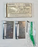 Bommer *lot Of 2* LB4310C-450 652 Single Acting Spring Hinge 4.5X4.5 Dull Chrome. Fixed Price $38.00.