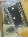 Emtek 94013 10B 3.5" X Heavy Duty Square Corner Ball Bearing Hinges. Fixed Price $18.99.