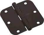 (12) National 3.5 In. 5/8 Radius Oil Rubbed Bronze Residential Door Hinges 512RC. Fixed Price $48.00.