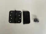 Deltana S44R510B 4" X Plain Bearing 5/8" Radius Corners Mortise Hinge Black. Fixed Price $5.00.