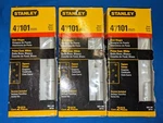 3 Sets Of Stanley Hardware Door Hinges 4" Square Corner Prime Coat White 2 Pk. Fixed Price $15.00.