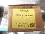 Stanley FBB168 4.5" US3 Bright Brass Hinge Box Of. Fixed Price $24.99.