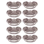 Cabinet Pull Pewter Solid Brass Scalloped Bail Pack Of 10 Renovators Supply. Fixed Price $160.99.