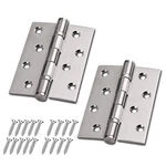 Pcs 4X3 Inch Brushed Nickel Door Hinges 2.5MM 304 Stainless Steel Exterior. Fixed Price $35.78.