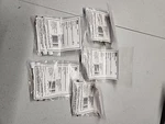 National Hardware N243-774 3'' Brass Finish Spring Doors Stops Lot Of 5PKS. Fixed Price $22.50.