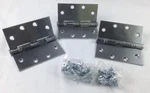 Tell Mfg 4.5X4.5 3 Pack Hinge 26D HG100005 Satin Chrome Free Shipping. Fixed Price $24.88.
