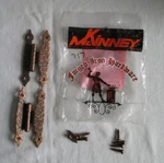 Nos Mckinney 3/8 Offset Hinge Hammered Copper 1/2" Cabinet Cupboard Door. Fixed Price $8.50.