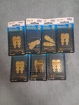 Pk Of Brass Miniature Decorative Hinge 5/8 In. X 1-7/8 National N211-433. Fixed Price $35.00.
