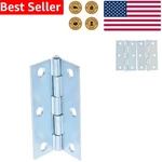 New Ultra Hardware 2.5 Inch Square Corner Narrow Hinge Silver Piece. Fixed Price $7.35.