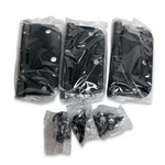 Miseno 3-PACK 3-1/2" X Plain Bearing Door Hinge 5/8" Radius Corner Black. Fixed Price $16.59.