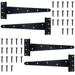 Wyipolzi 4 Packs 12 Inch Heavy Duty Strap Door Gate Hinges With 36 Pcs Scre.... Fixed Price $74.11.