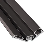 Continuous Geared Door Hinge Dark Bronze Anodized Aluminum Full Surface 83 Inch. Fixed Price $499.99.