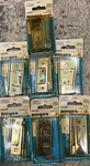 Lot Of 7: (14 Total) Stanley National Panel Hinge Brass V530 N146-951. Fixed Price $21.00.