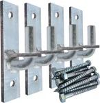 Wall Mount Gate Hinge, Sturdy Fence Hinges Silver 4. Fixed Price $42.99.