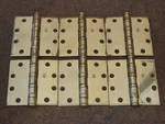 6X Hager Full Mortise 2 Ball Bearing Hinge Bright Brass US3 4.5" BB1191. Fixed Price $31.77.