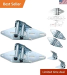 Heavy Duty 14 Gauge Garage Door Hinges, 2 Pack, Ideal For Home Replacement. Fixed Price $16.14.