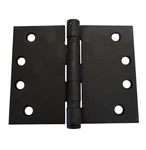 Hager SC1279 4 X 5 Wide Throw Door Hinges US19 Flat Black Heavy Duty (3 Pack). Fixed Price $57.00.