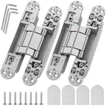 Upgraded Invisible Hinges (2 Pcs) -6 Inch Sliver Hidden For Doors.... Fixed Price $67.57.