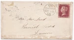 1858 Glasgow 1D Star Duplex Cover Osborne Buildings Sub Po Framed Local On Rev. Fixed Price $24.16.