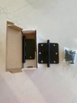 Lot Of Thirty (30) Emtek Door Hinges With Ball Tips (oil Rubbed Bronze). Fixed Price $600.00.