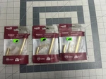 3-PACK Lot National Hardware 4" N337-917 Reed Modern Wall Coat Hook Brushed Gold. Fixed Price $35.99.