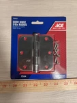 Lot Of Ace 5368337 Door Hinge 5/8IN Radius Satin Nickel 1/2IN. Fixed Price $22.50.