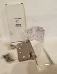Onward 4"X Full Mortise Adjustable Spring Hinge Brushed Nickel 52822N881. Fixed Price $9.89.