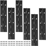 6PACKS Black 6-INCH Heavy Duty Stainless Steel Piano HINGE,1.2" Open Width Conti. Fixed Price $13.93.