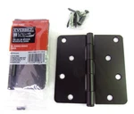 W/ 1/4 Rad Residential Door Hinges Oil-rubbed Bronze Everbilt 715318 2PK. Fixed Price $9.95.