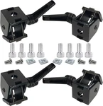 4 Sets Black 2020 Aluminum Extrusion Pivot Hinge Swivel Degree Angle Bracket Wit. Fixed Price $26.90.