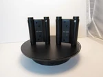Pair Of Auto-plaza Double Action Spring Door Hinges 4" Black Cafe Saloon Swing. Fixed Price $29.74.