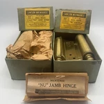 Nos Set Milwaukee 4207 Steel/brass Nu Jamb Hinges Fits -1 1/4 Doors. Fixed Price $98.00.