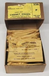 Box Of Vtg Nos Stanley Loose Joint Cabinet Hinges 338 Steel Bonderized 12 Pair. Fixed Price $50.00.