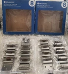 Brainerd 2015 Self-closing 3/8" Satin Nickel Inset Hinges #H0104AV-SN-R Nob. Fixed Price $22.44.