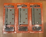 Lot Of Everbilt 4-1/2" Door Hinges Prime Coated Commercial Grade 138 405. Fixed Price $24.99.