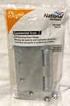 National Hardware 4 1/2" Ball Bearing Hinge Commercial Satin Chrome N236-010. Fixed Price $10.40.