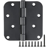 18 Pack Black Door Hinges Inch X4 Rounded Heavy Duty Exterior B.... Fixed Price $53.47.