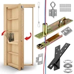 Hidden Door Pivot Hinge Passing Wire For Secret Murphy Bookshelf Hardware. Fixed Price $56.59.