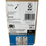 Reliabilt Pack Satin Nickel 3.5-IN 5/8-IN Radius Door Hinges 16-8940 5730366. Fixed Price $64.99.