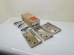 (3) New Hager Door Hinges Template 4.5"X4.5" Knuckle AB920. Fixed Price $24.99.