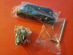 Emtek 9503319 Spring Hinge X 3.5", 5/8"-RADIUS Corner, Flat Black, Screws. Fixed Price $17.66.