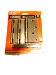 Everbilt Door Hinge 4 Wall Mount Removable Security Locking Tab Steel 3 Pack. Fixed Price $11.84.