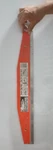 Metal Straight Edge 23" Warner Tools Paint Guide Wallcovering Orange 1980S. Fixed Price $20.00.
