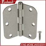 18/30/50 Pc 3.5" Satin Nickel Interior Door Hinges With 1/4" 5/8"RADIUS Corners. Fixed Price $46.63.