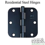 Residential Door Hinge 3.5 X 5/8 Radius Corner, Penrod Emblem - Oil Rubbe. Fixed Price $5.49.
