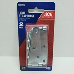 Ace Light Strap Hinge Zinc Pack 3" #5295324. Fixed Price $8.75.