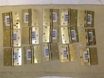 15 Stanley 3" (76MM) Hinge 08-3021 Square Corners Usa Brass Remodeling. Fixed Price $34.49.